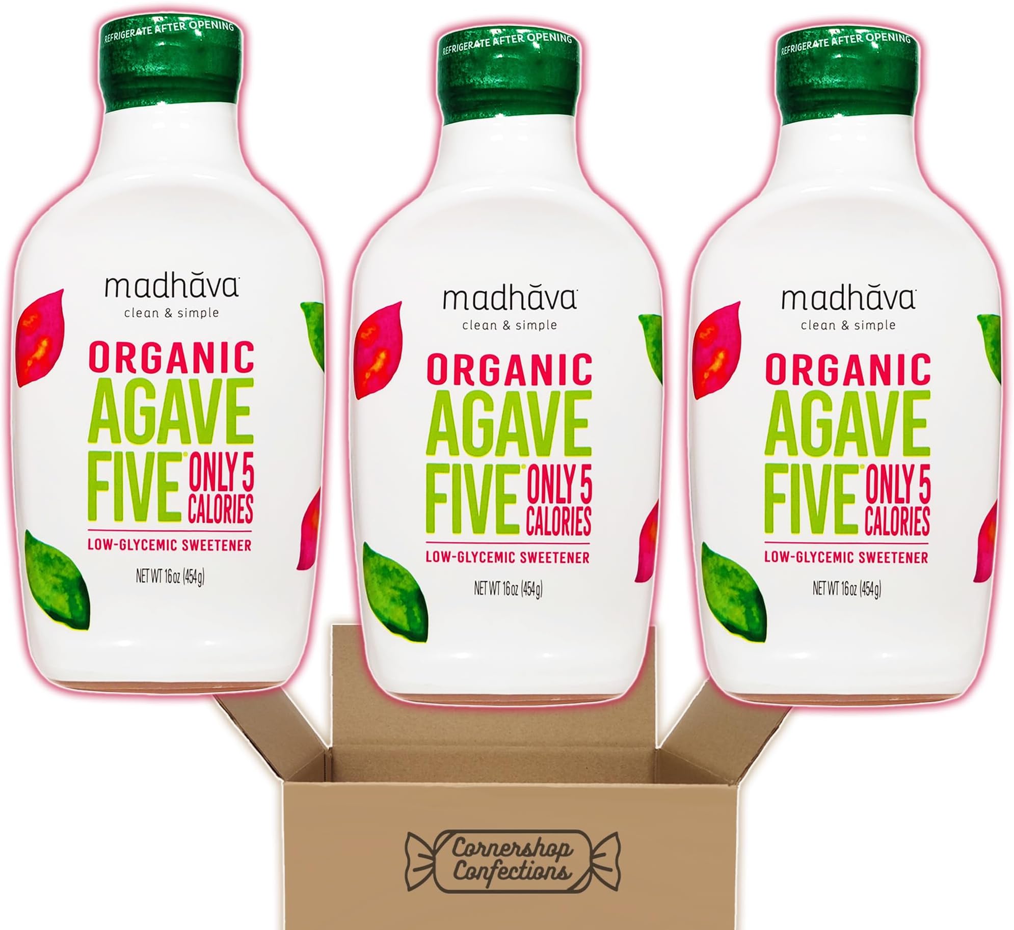 Madhava Organic Agave Five LowGlycemic Sweetener 48oz