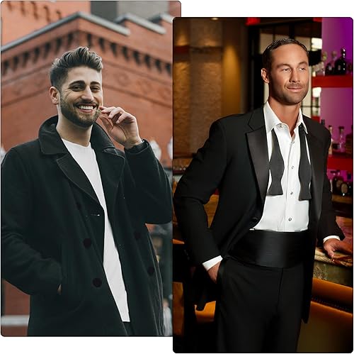 Miniatura 6 de Fabric Cloth Covered with Metal Shank Round Buttons for Jacket Coat Blouse Jeans Dress Suits Bridal Gowns Sewing Buttons,20PCS (20mm, Black)