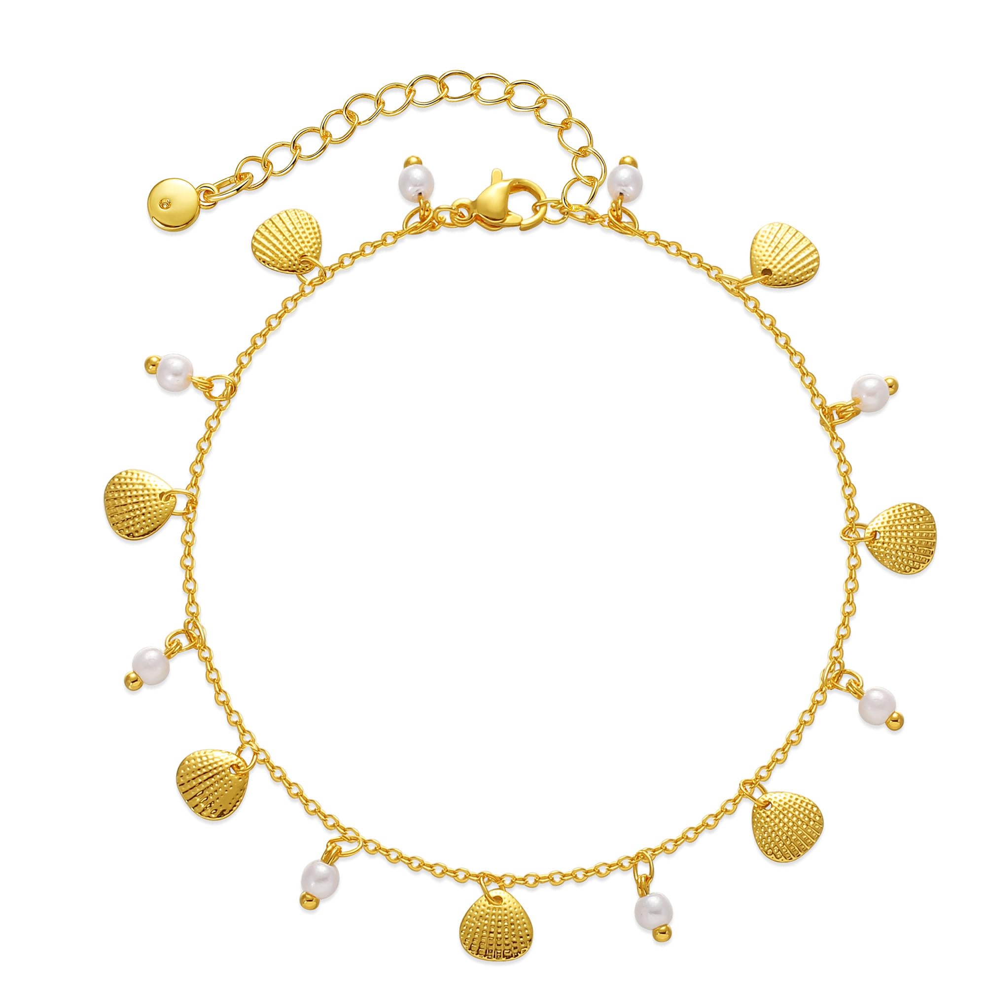 Yumikoo 18k Gold Plated Anklet Ankle Bracelets for Women