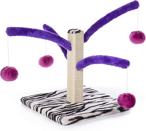 Miniatura 5 de Prevue Pet Products Kitty Power Bounce 'n Spring - Rascador para muebles, color morado, pequeño