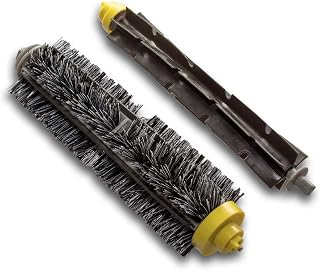 2x cepillo redondo compatible con iRobot Roomba 700, 770, 760, 772, 765 robot aspirador - cepillo laminado, Cepillo giratorio, set de cepillos