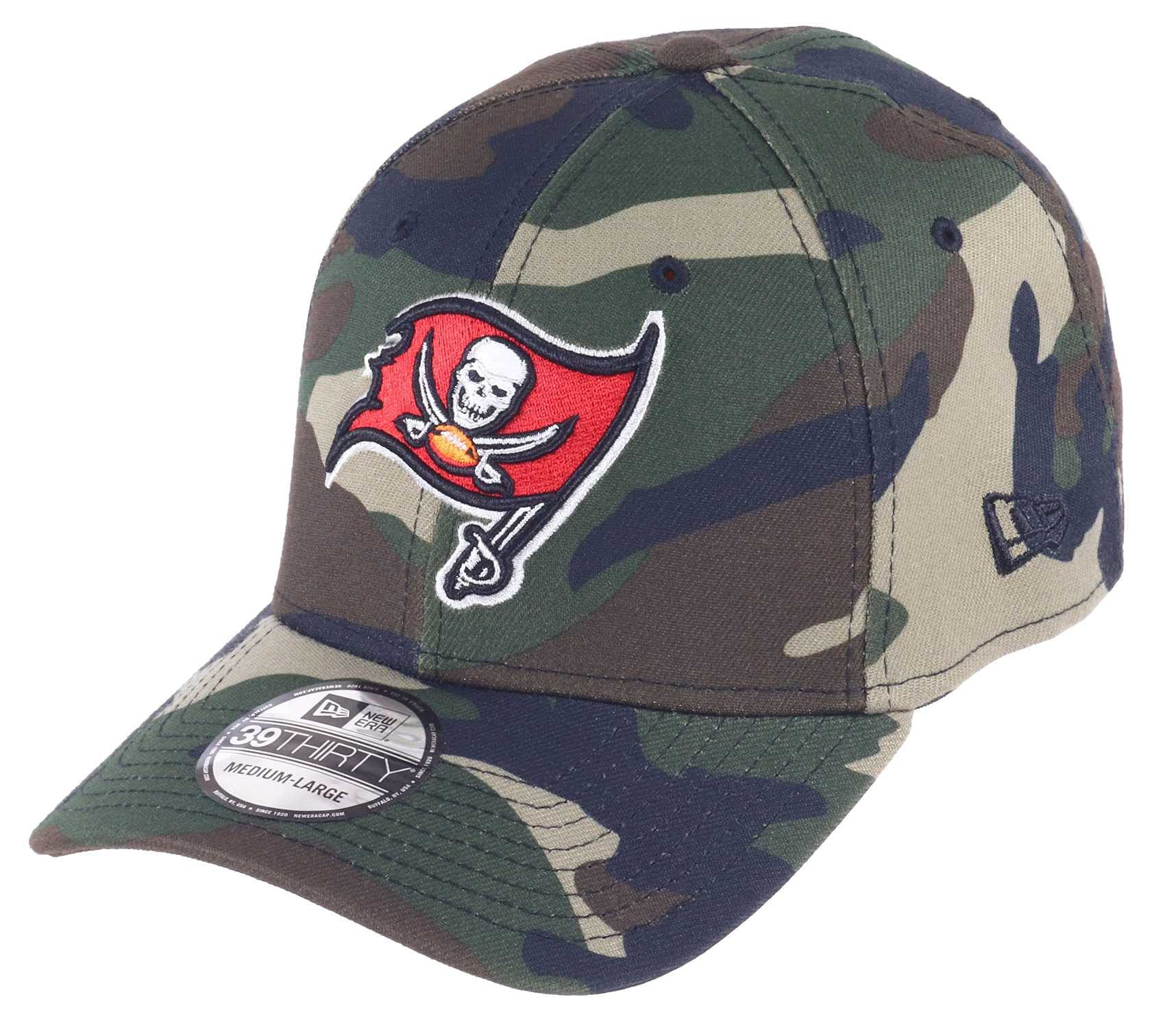 New Era Tampa Bay Buccaneers Camo Pack 39Thirty Stretch Cap - M - L