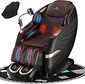 Massage Chair Full Body, Zero Gravity SL-Track Shiatsu Massage Recliner Chair with Heat, AI Control, Body Scan and Calfrest Extension