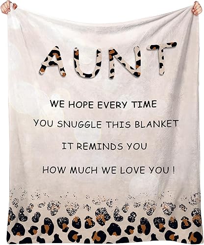 Regalos para el día de la madre, regalos para tía de sobrina, manta para tía, regalos para tía, regalos para tía de sobrino, regalos para tías de