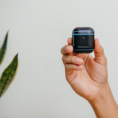 Miniatura 4 de Bluebonnet Funda de cuero para AirPods  Protección completa de 360, recortes de precisión para puerto de carga, carga inalámbrica y LED frontal