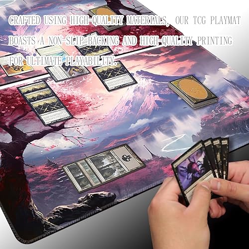 Miniatura 63 de MTG - Tapete de juego de 24 x 14 pulgadas, bolsas de almacenamiento con parte trasera antideslizante, ideal para entusiastas de los juegos de sin