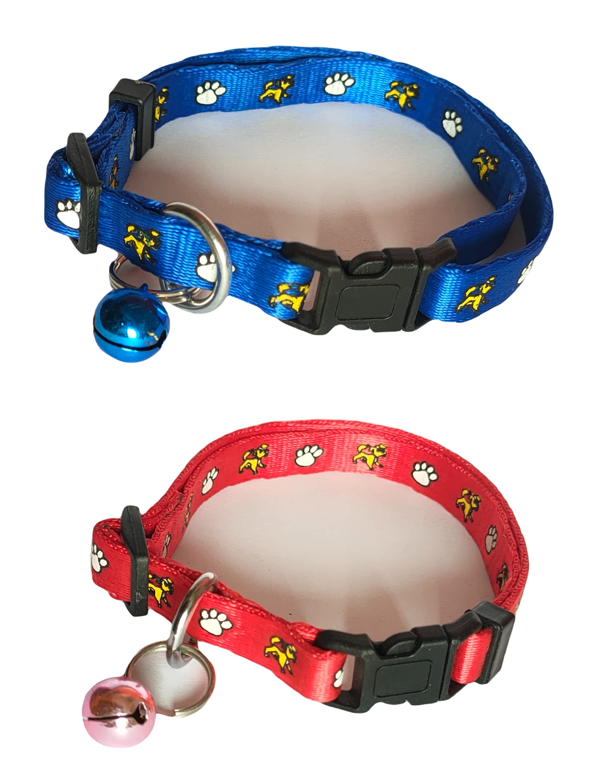RvPaws Soft Nylon Made Small Dogs & Puppies Collar Cat Collar (Color May Vary, Pack of 2) (B09J2948TB) Amazon Price History, Amazon Price Tracker