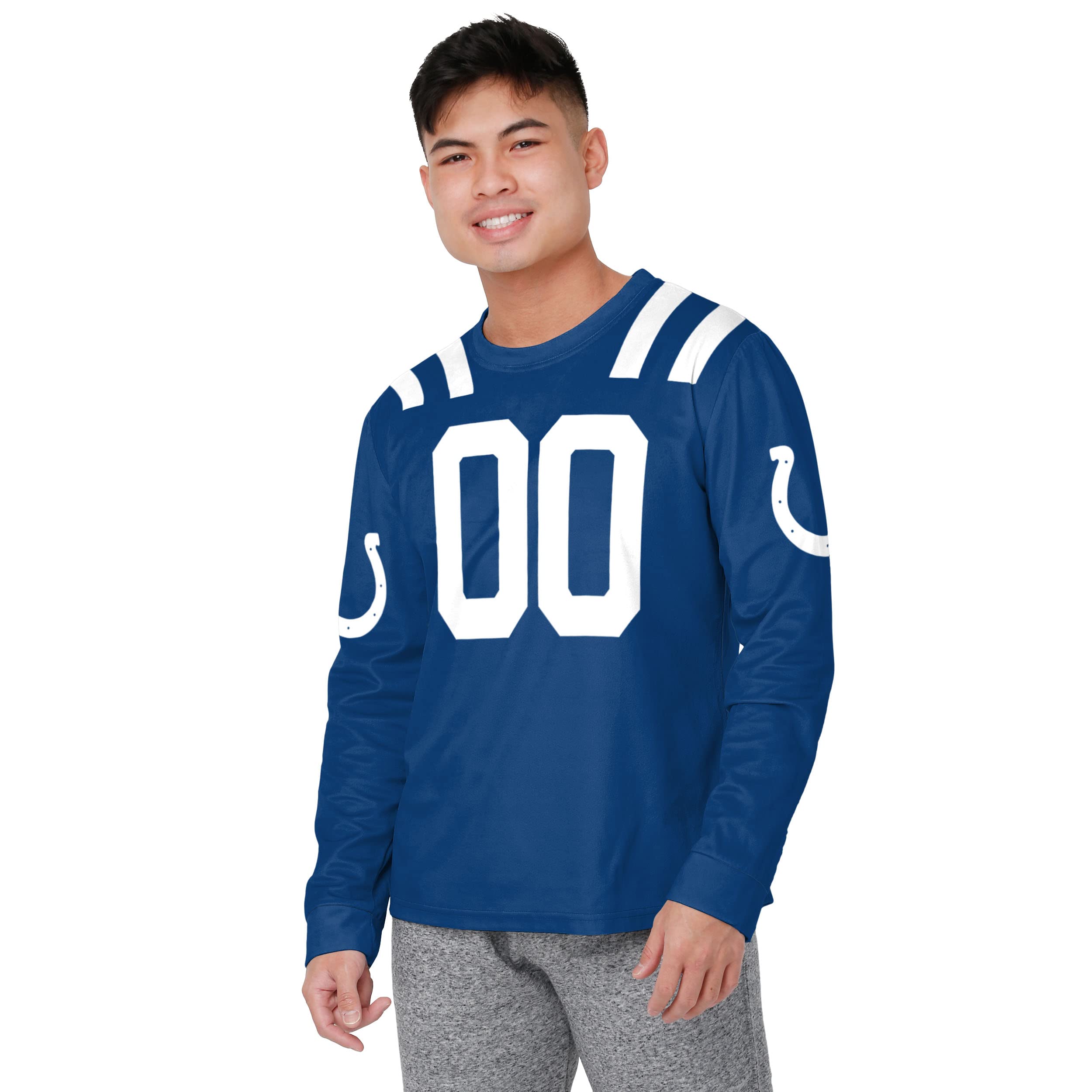 FOCO Indianapolis Colts NFL Mens Gameday Ready Lounge Shirt - M