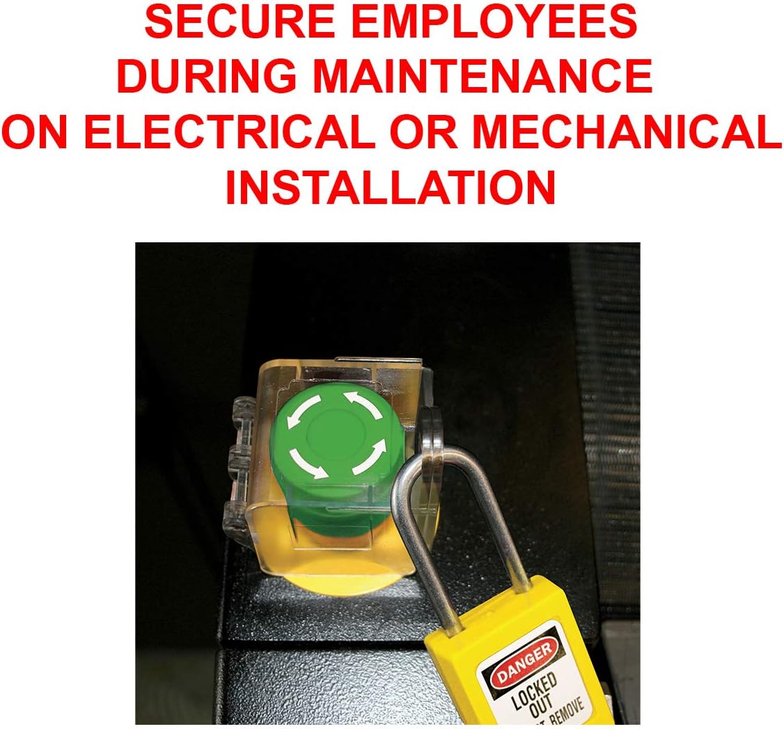 MASTER LOCK Push Button Lockout,Clear