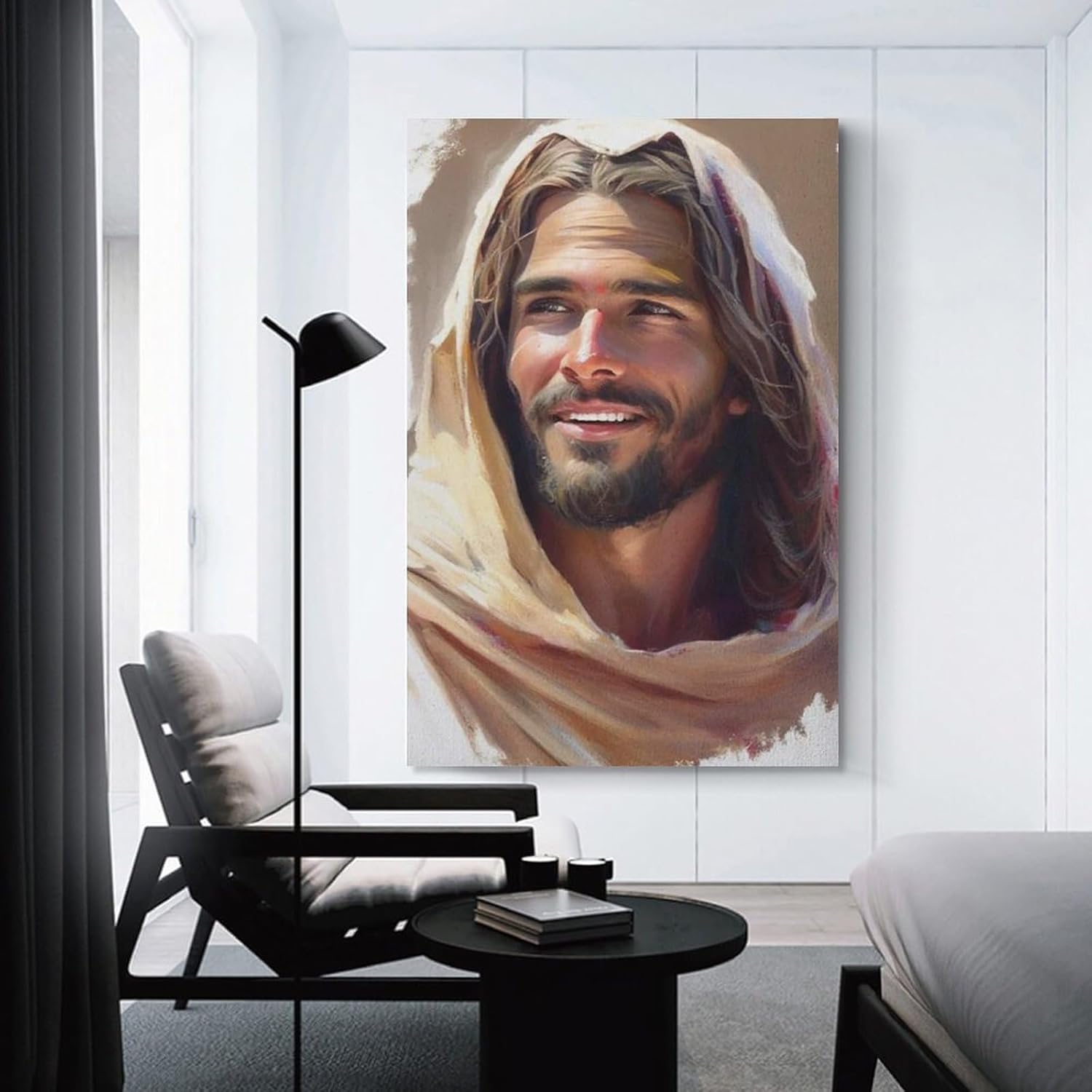 Impresionante estética artística Jesús riendo, imagen de Jesús ...