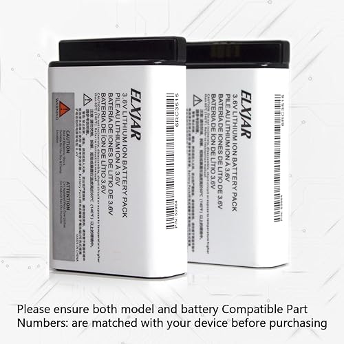 Miniatura 4 de Paquete de 2 baterías de iones de litio de 3.6 V 1880 mAh NNTN6923A de repuesto para radios bidireccionales Motorola DTR410, DTR550, DTR650, MTH650,