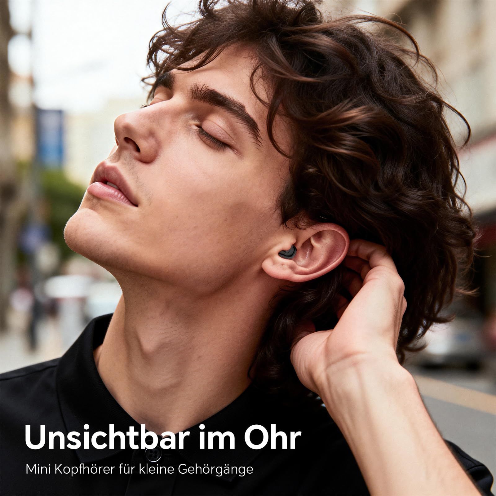 2 pares de mini auriculares para dormir con Bluetooth, inalámbricos, pequeños, invisibles, para orejas pequeñas, auriculares para dormir de lado, inalámbricos, auriculares en el oído