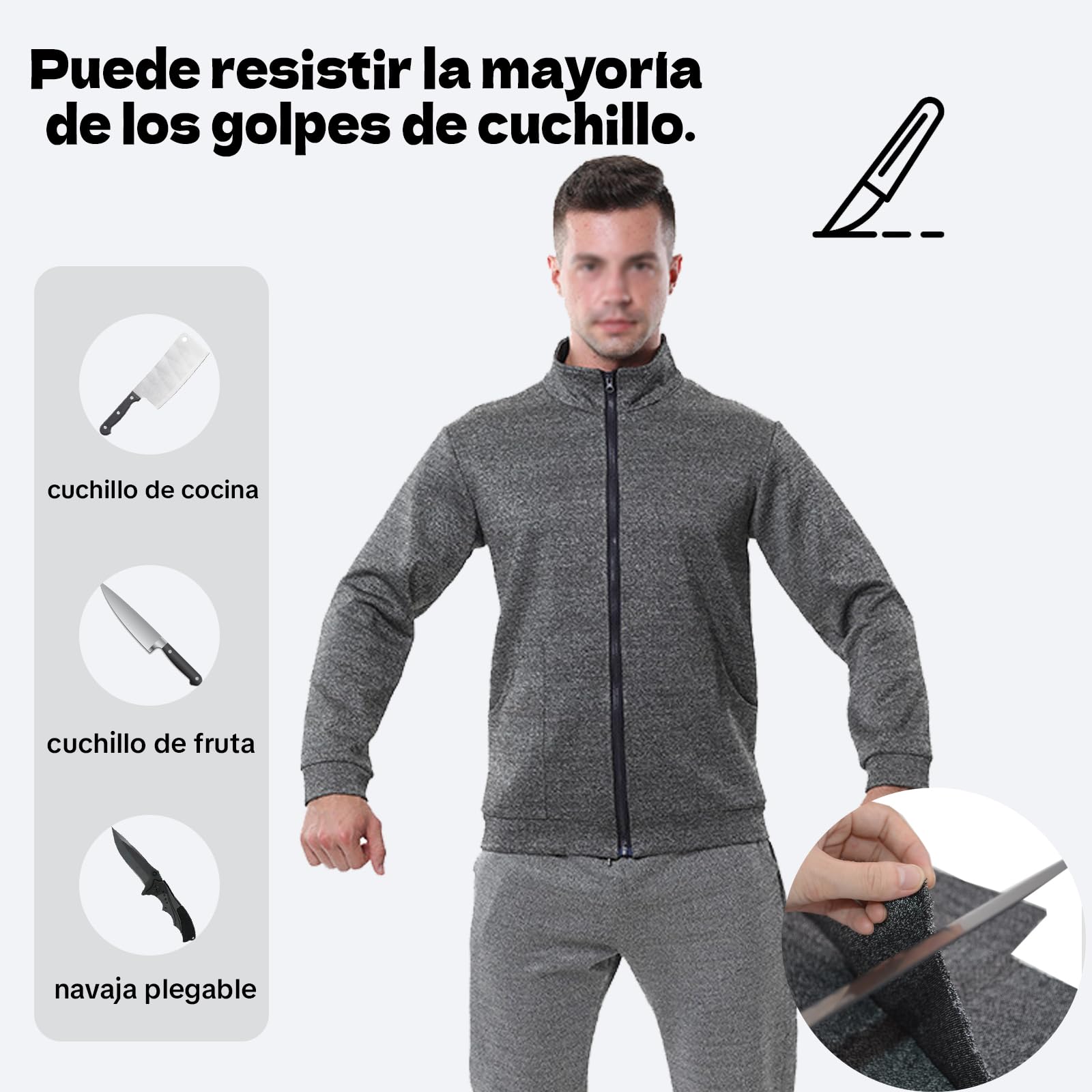 Ropa de corte de protección de nivel 5,camiseta de manga larga a prueba de mordeduras,Resistente al Corte Chaleco,Suministros de Seguridad utilizada for proteger la seguridad personal
