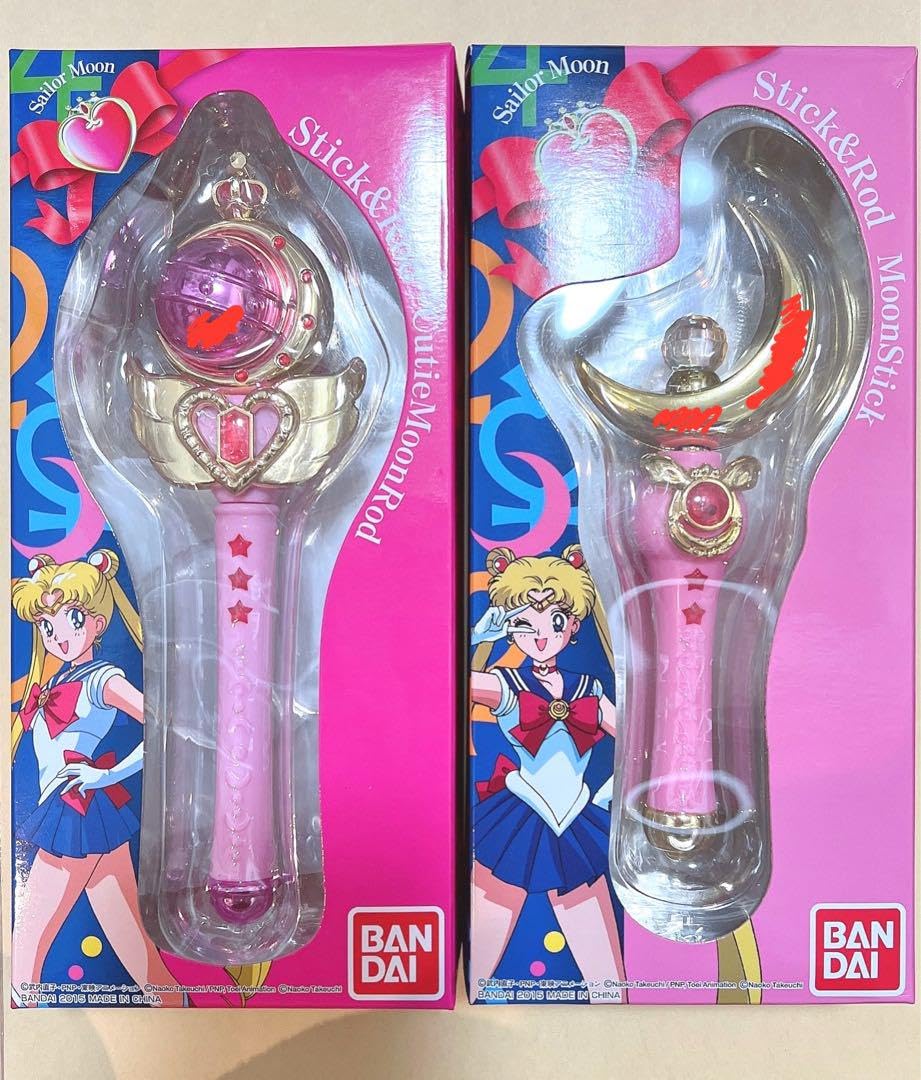 BANDAI キューティームーンロッド　バンダイ　セーラームーン Amazon.co.jp: ムーンスティック キューティームーンロッド 海外