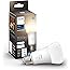 Philips Hue White 10.5W Equivalent 75W A19 Base E26 LED Smart Bulb, Dimmable, Bluetooth & Zigbee Compatible, Voice Activated 