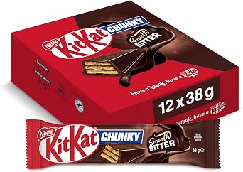 Nestlé Kitkat Chunky Bitter Çikolatalı Gofret 38 Gram x 12