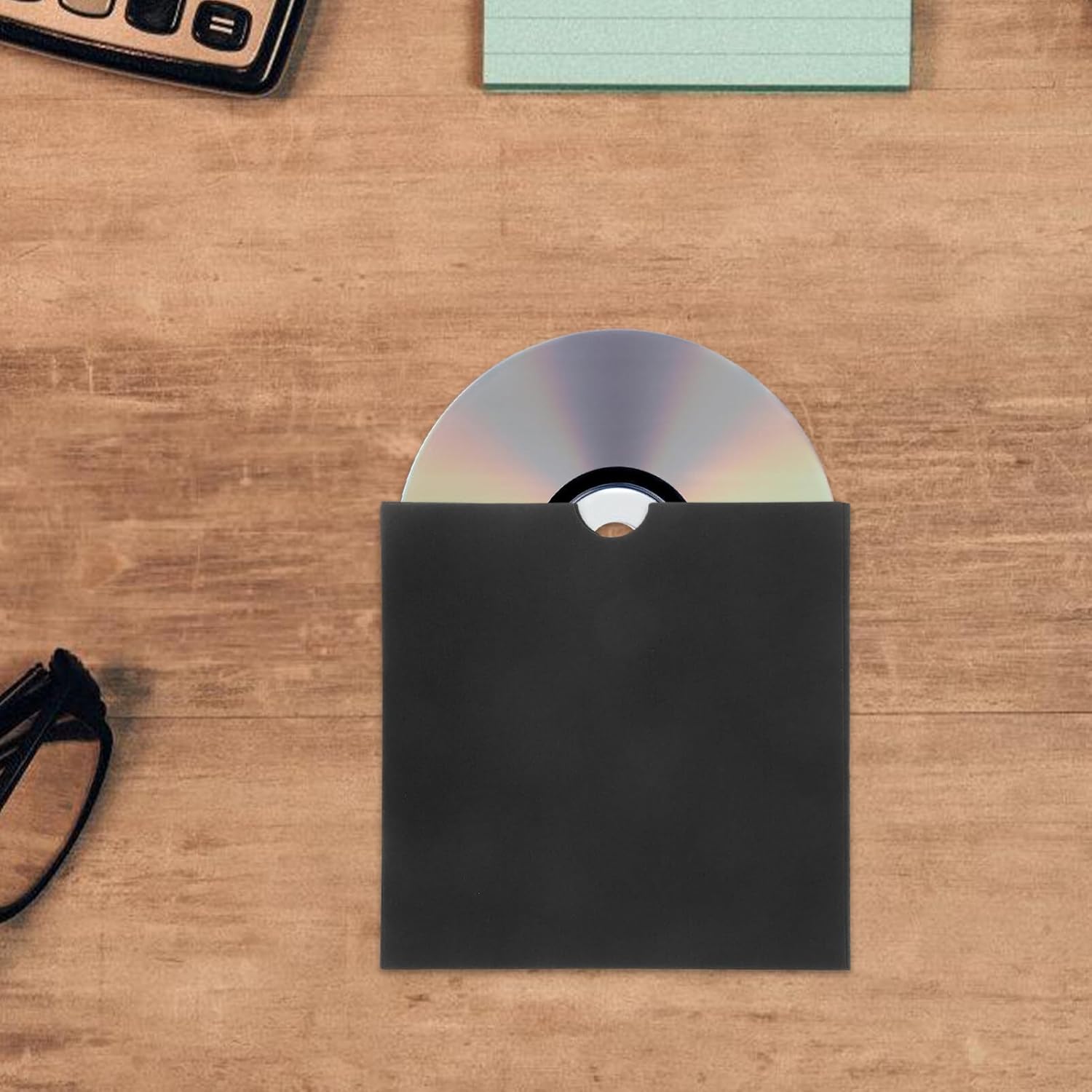 Alipis 25 Pack Kraft Paper Cd DVD Sleeves Envelopes Lightweight Storage Holder for Cd DVD Discs Space Saving Kraft Paper Cases for Home Office School Use