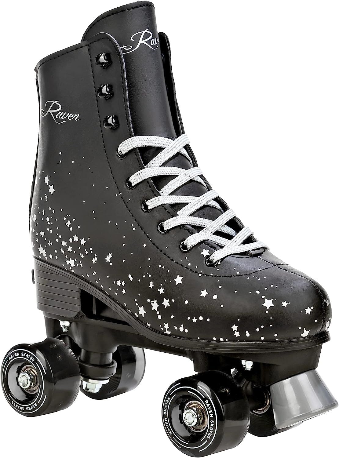 Patins a roulettes Noa du 31 au 34 Adulte Enfant Noir Mixte Taille Ajustable Femme Fille Roller Quad