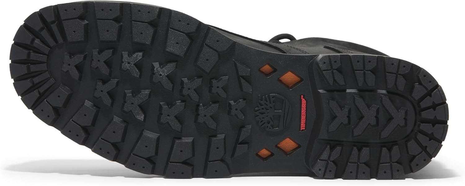 Timberland Men's Britton Road Mid Lace Up Waterproof Boot, Black Full Grain, 8 Medium - Image 4