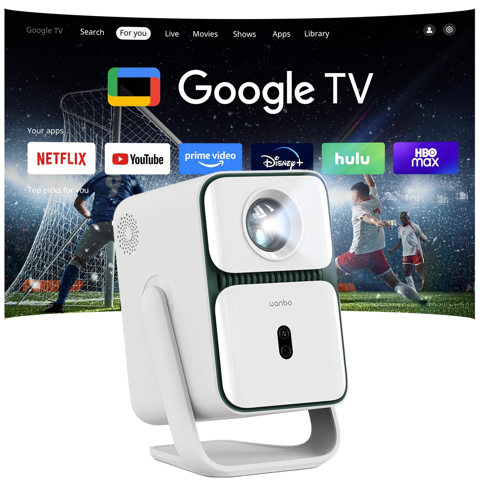 Amazon.co.jp: 【最新Google TV 14搭載・2026 バージョン】 Wanbo T2