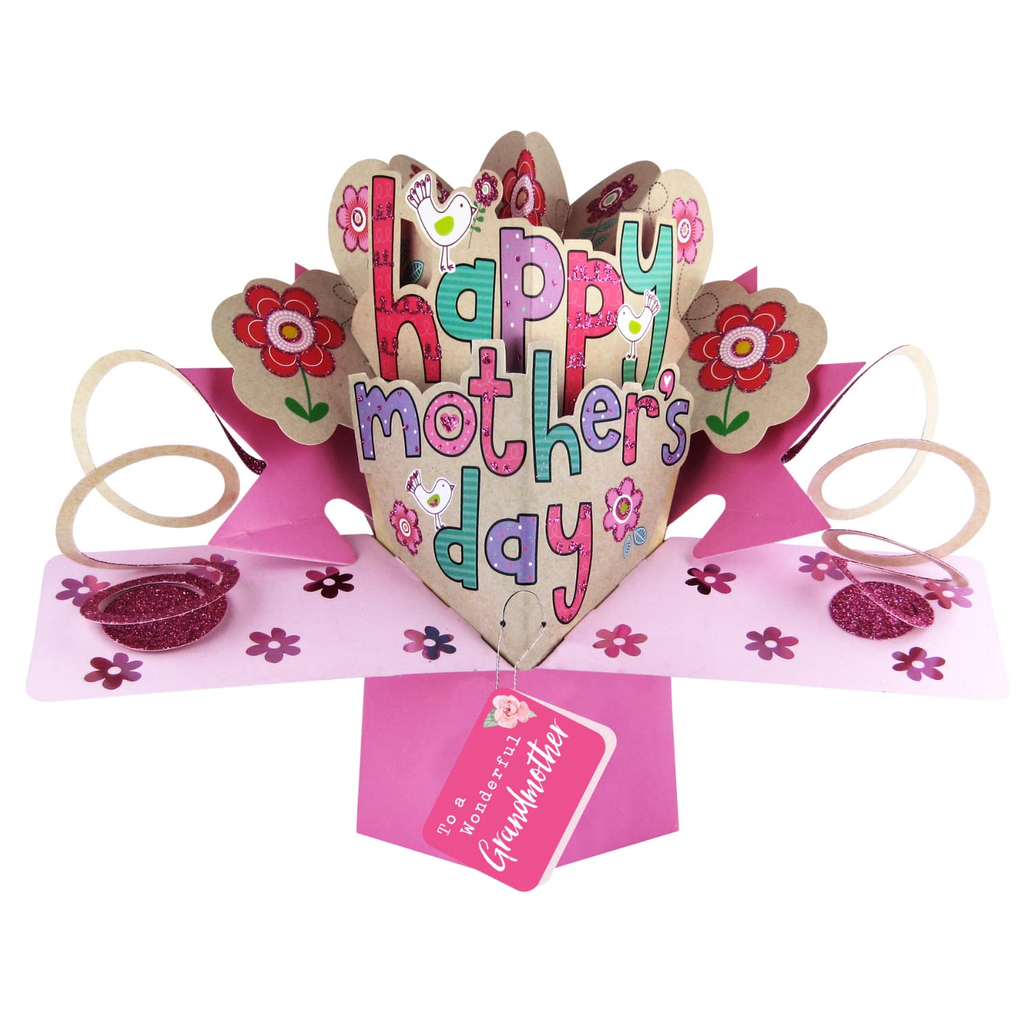 Happy Mother's Day To A Wonderful Grandmother Pop Up Card 3D Greeting Cards POP004M07 โ image 1