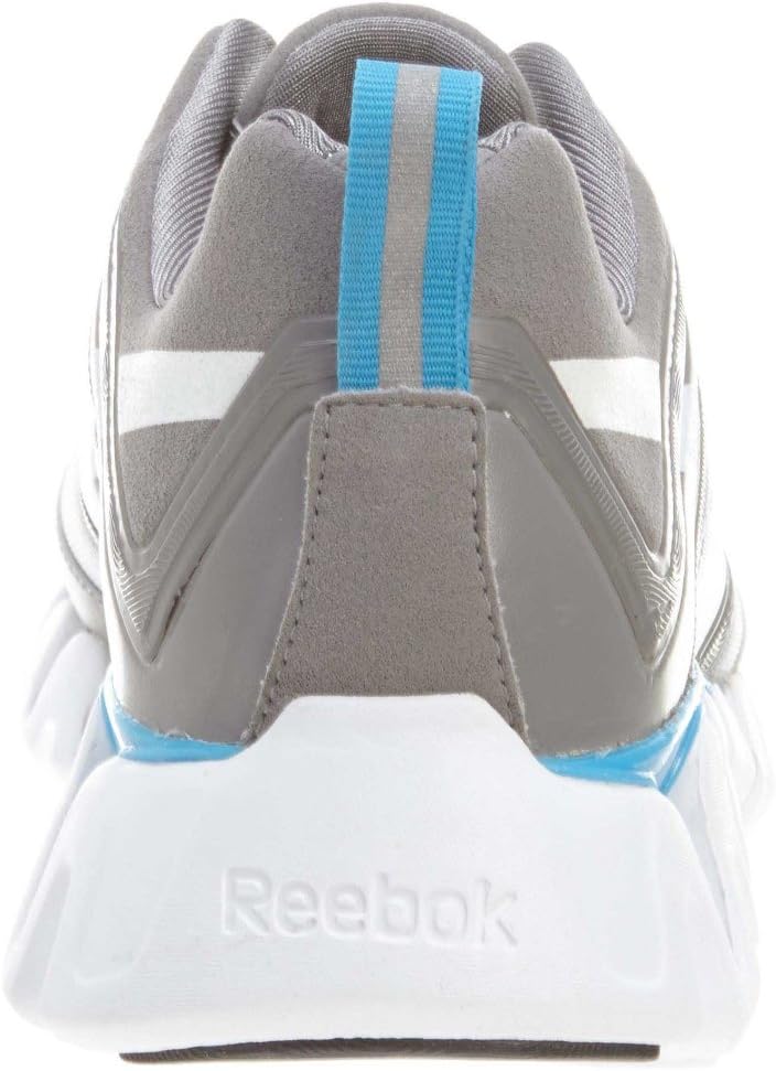 Reebok Zig Return Running Athletic Mens Shoes White/Silver/Black Men's 8.5