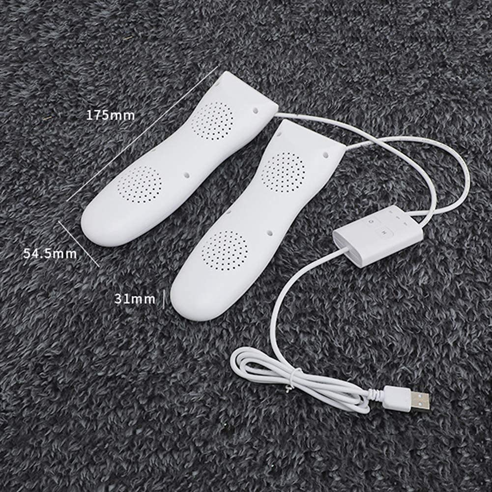 Scaldascarpe USB Deodorante Temporizzato Asciugatrice per Scarpe ad Asciugatura Rapida per Uso Domestico Asciugatrice per Scarpe Scarpa da Forno, Adatto per Scarpe e Guanti Scarpe in Pelle,