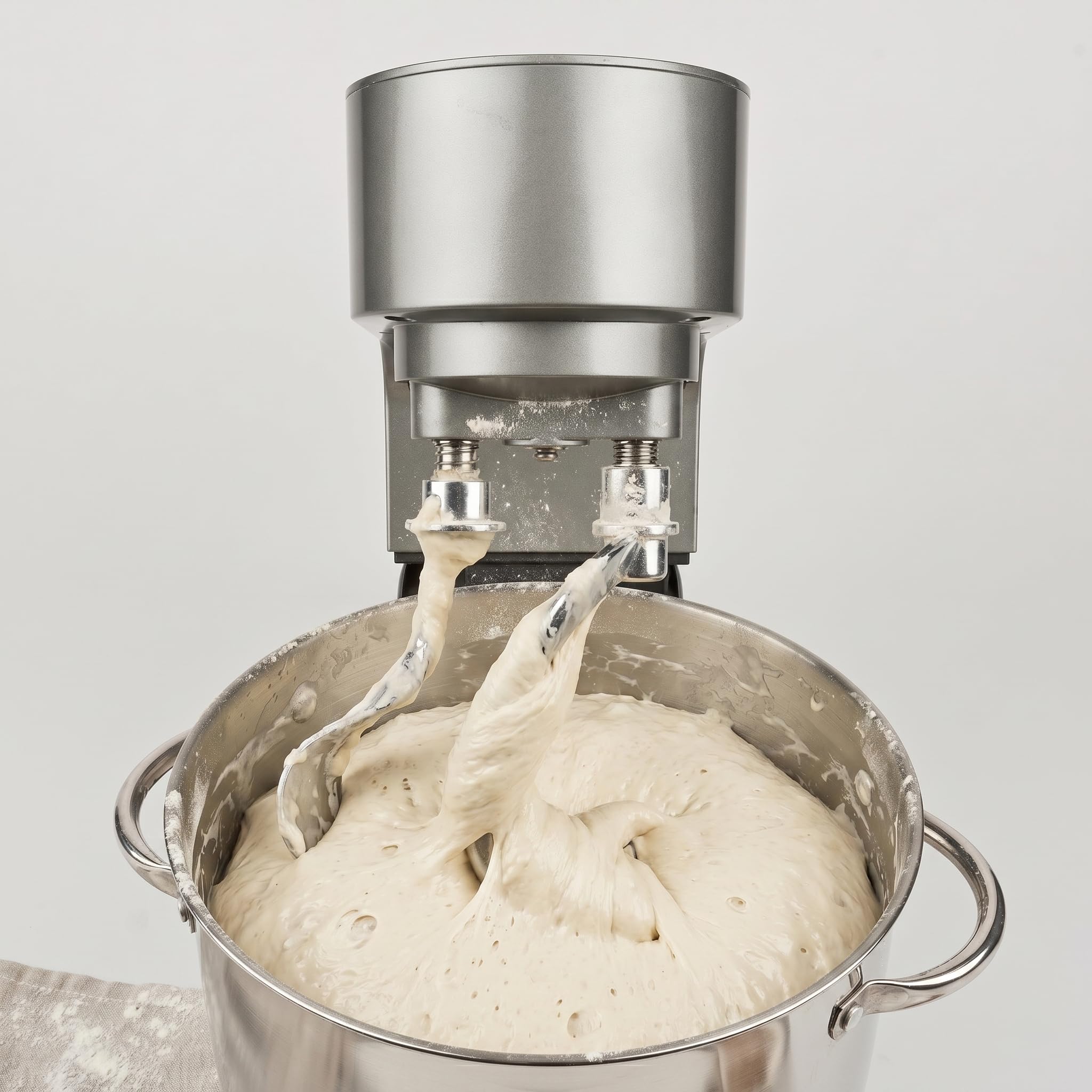 G3 Ferrari G20164 Pastaio Come a Mano Impastatrice Planetaria, 1800 W, 8 Litri, Contenitore inox con maniglie, Doppio Gancio, 8 Velocità, Funzionamento Pulse, Accessori inclusi