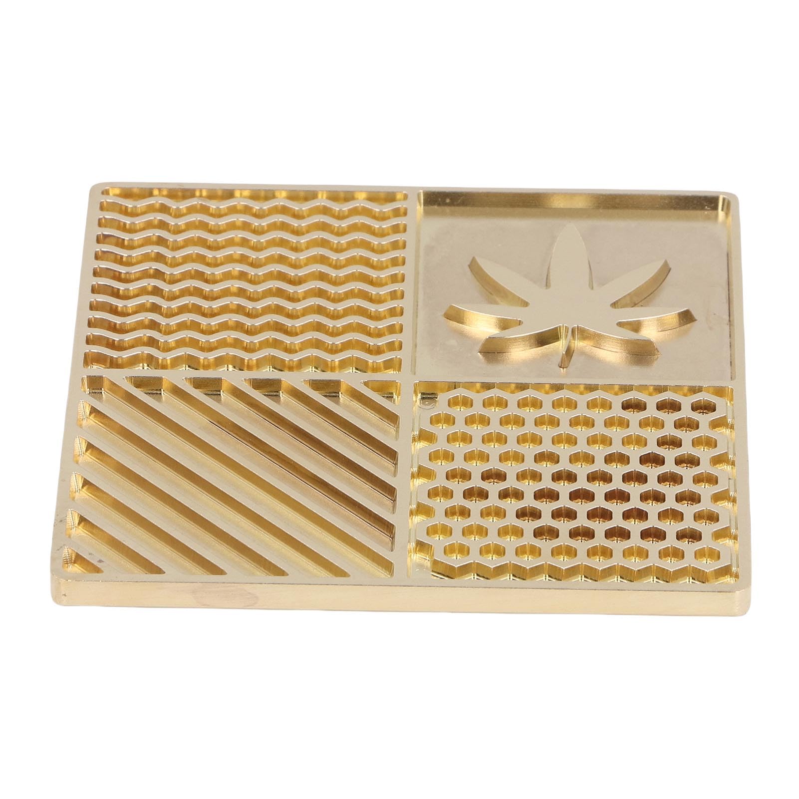Bandeja de Diseño para Hacer Cubitos de Hielo de Cobre para Impresiones Personalizadas, Accesorio Portátil para Camarero, Ocasiones Elegantes, 10x10cm (B04)