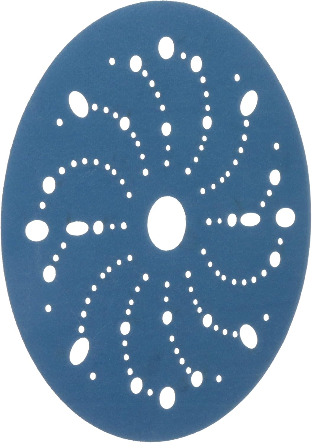 3M Hookit Blue Abrasive Discs 36181, Multi-Hole, 6 in, 400+ Grade, Pack of 50, Virtually Dust-Free, for Auto Sanding, Body Repair, Featheredging, Primer Sanding, Paint Preparation, E-Coat