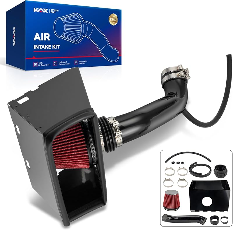 Kit de admissão de ar frio KAX 3,5" para Dodge Ram 1500 e 2500 2002–2008