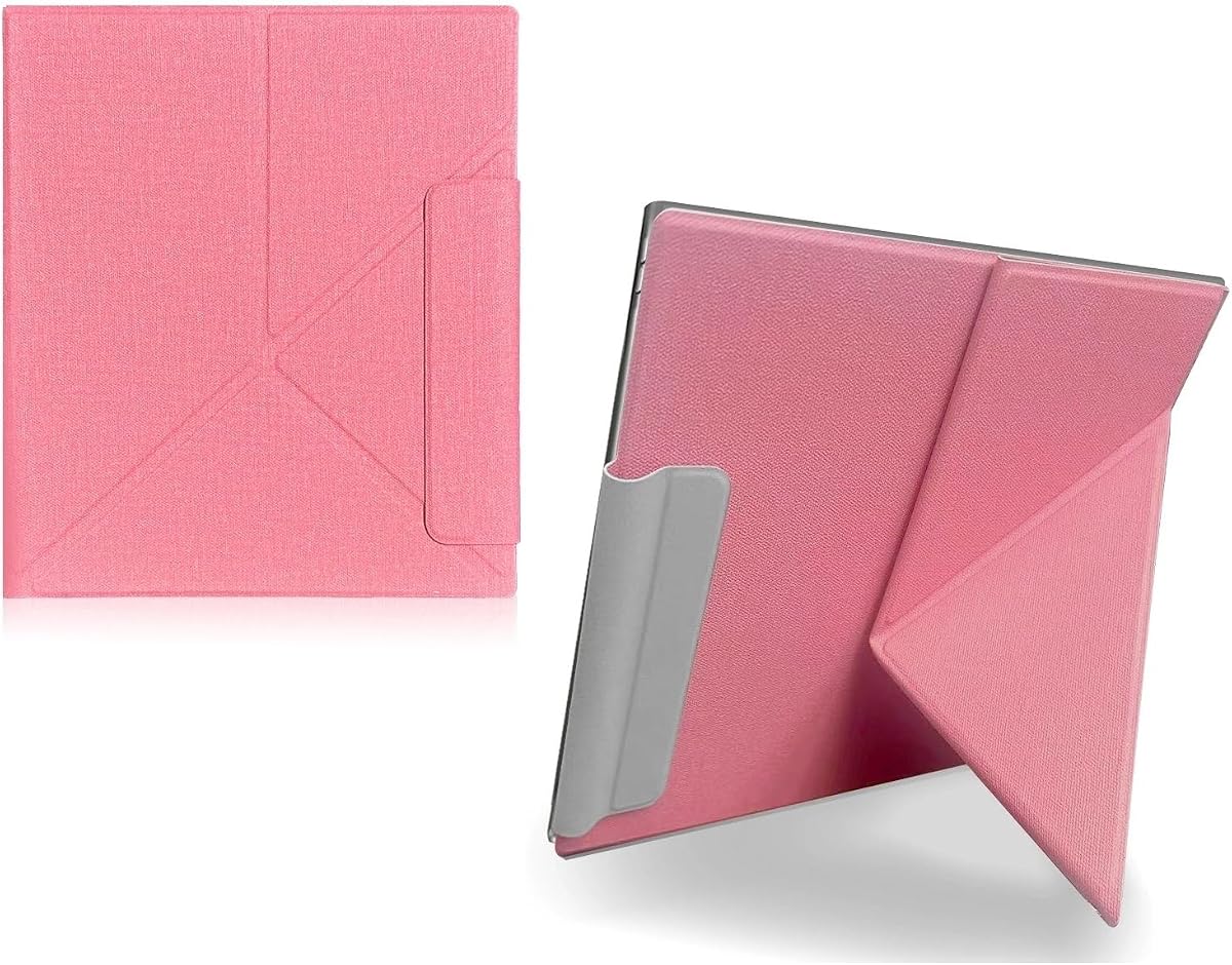 Magnetic Case Compatible with Boox Note Air5 C Air 5 5C (2025) 10.3" Tablet ePaper Slim Multi Stand Cover Auto Sleep/Wake with Pen Buckle(Pink)