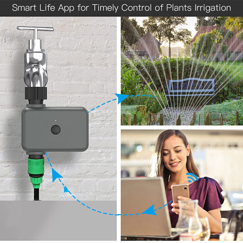Smart Faucet Timer per irrigazione Regolatore per Rubinetto da Giardino Regolabile Programmatore per irrigazione Riutilizzabile programmabile a Prova di perdite