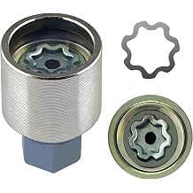 #Q/814 for Audi Wheel Locking nut Key Compatible with Audi A3 A4 A5 A6 A8 Q3 Q5 Q7 Wheel Lock Key,Anti-Theft Lug Nut Removal Tool