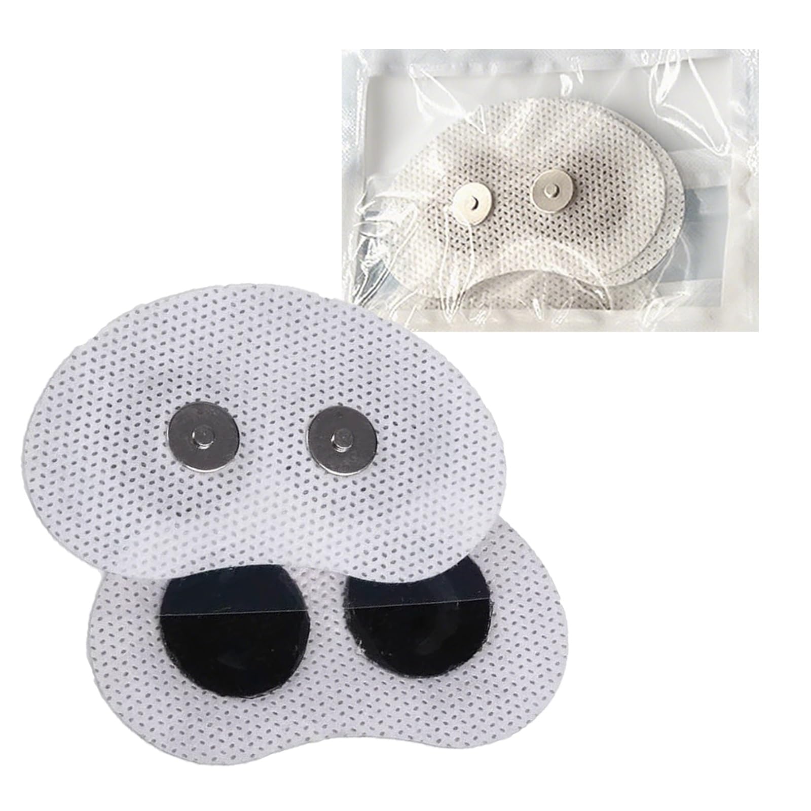 Tqpgjjl One Color Smart Anti-Snore Replacement Patchs Firmly-Grade Adhesive Conductive Gel Pads Hypoallergenic, Single-Use Replacement Stickers For Snoring Devices(40Pcs)