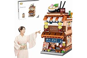 Exquisite Japanese Noodle Shop Lego Brick Building Set