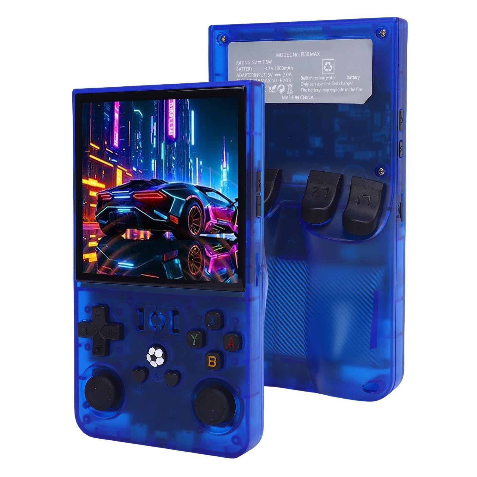 GOWENIC Open-Source-Retro-Gaming-Handheld |Tragbare Videospielkonsole mit 4-Zoll-Bildschirm und 4000-mAh- für (64G)