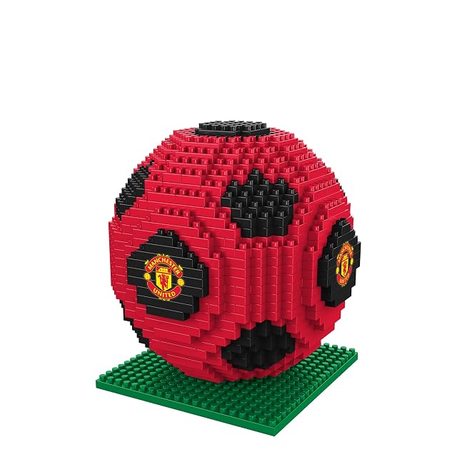 FOCO BRXLZ Manchester United FC Football Premier League Championship Logo Team Building Set 3D Construction…