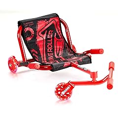 VEVOR Ride on Scooter, Load Capacity of 132 lbs, Swing Side-to-Side for Amazing Ride Powered by Zig-Zag Motion, Ride on Drifting Toy for Ages 4+, Rides on Any Hard Surface for Indoor & Outdoor, Red