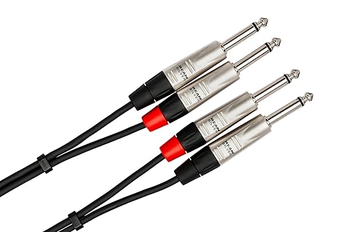 Miniatura 2 de Hosa Hrr-015x2 Pro Cable doble RCA - RCA 15 pies