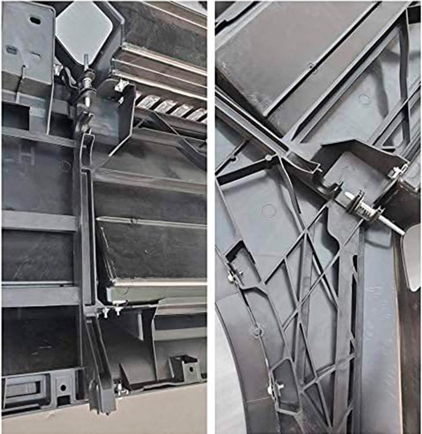 KOZAK Front Step Fairing Panel Left Driver Side with Steps and Bracket compatible with Volvo VNL 300, 400, 740, 760, 860, 2018+, Includes Logo, Wipers, and Kozak Vest