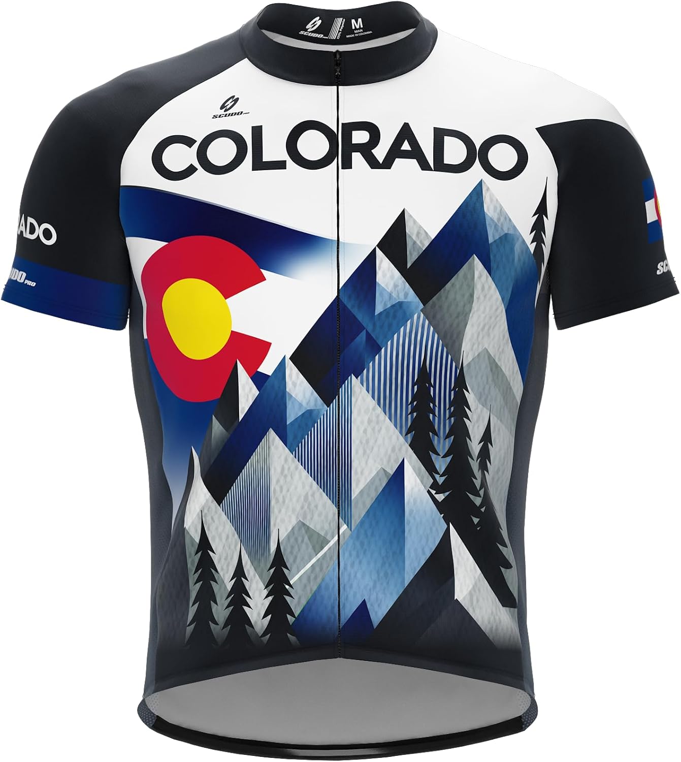 ScudoPro US State Colorado Short Sleeve Cycling Jersey