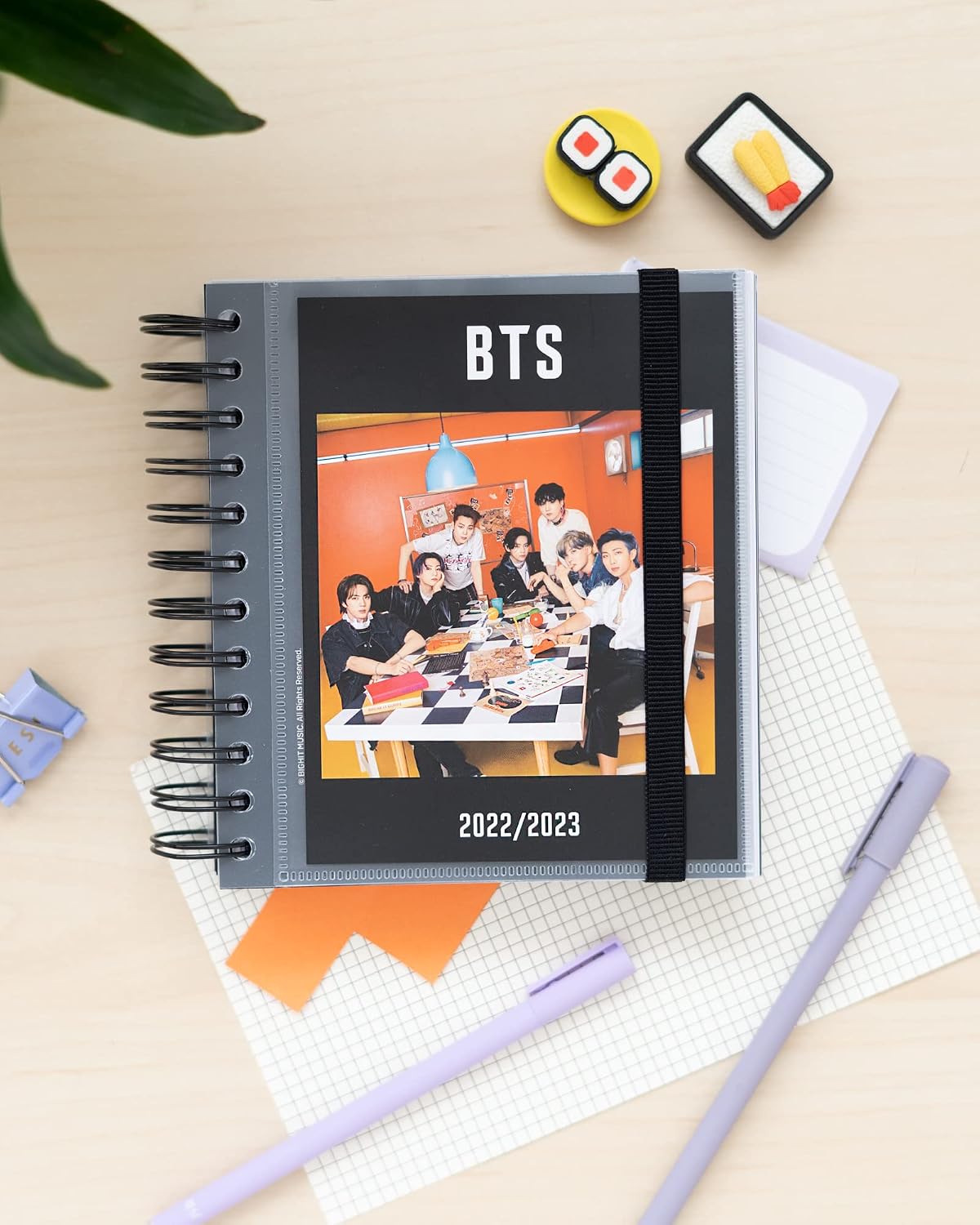 Official BTS Diary 2022-2023 | Back To School 11 Months Academic Diary Day To Page | August 2022 - June 2023 |Mid Year Diary 2022-2023 With Stickers | BTS Gifts