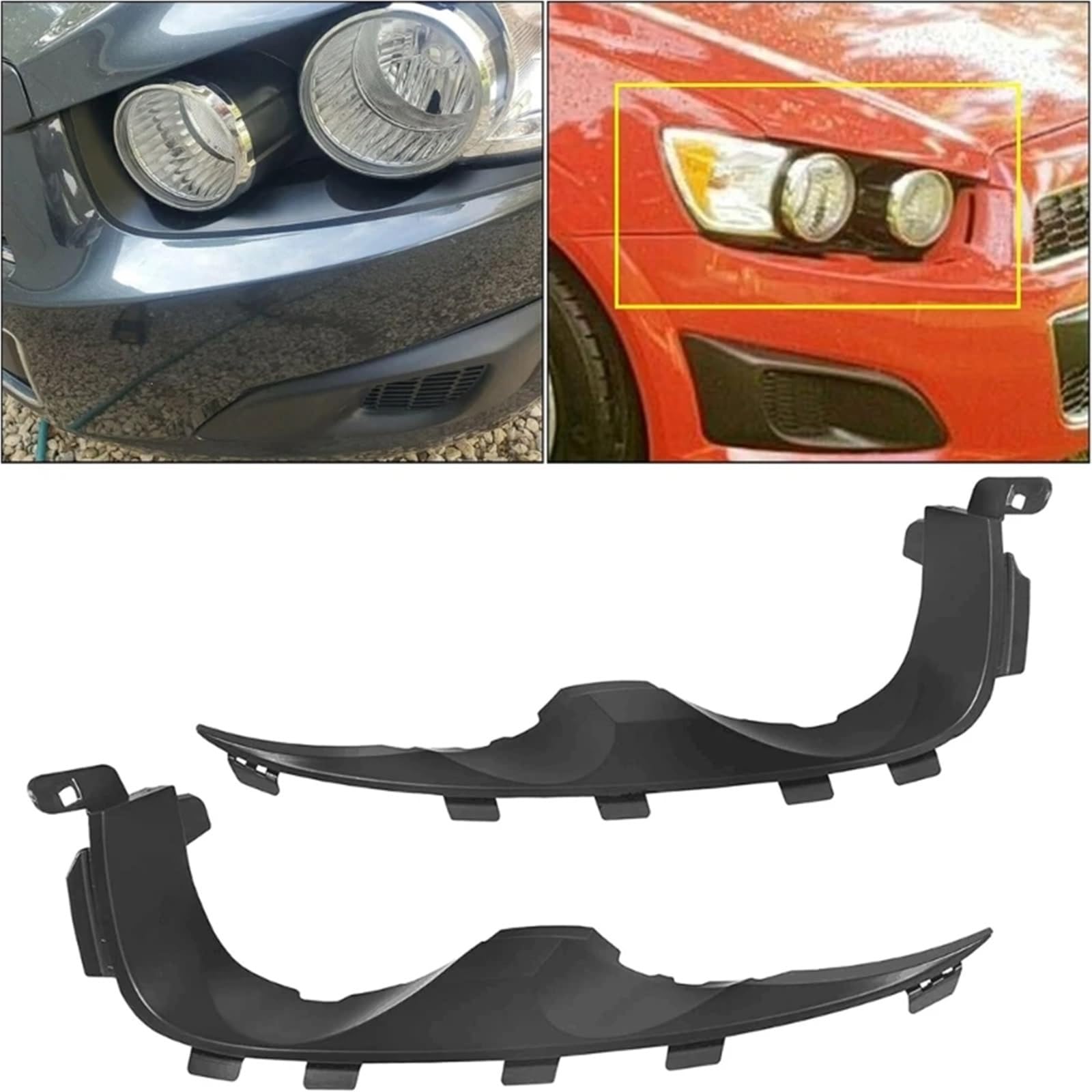 Bastidor soporte para faros delanteros coche, retenedor parachoques para 95976851 GM2508111 95976852 Soporte de Barra de Luz Soporte para lámpara de se
