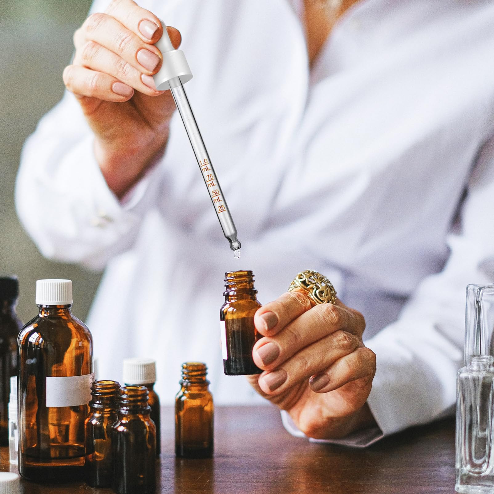 30stücke Glaspipetten Mit Präzise Tropfer Für Ätherische Öle Kosmetik Und Laboranwendungen Benutzerfreundliche Übertragung Klare Messmarkierungen Vielseitig Einsetzbar