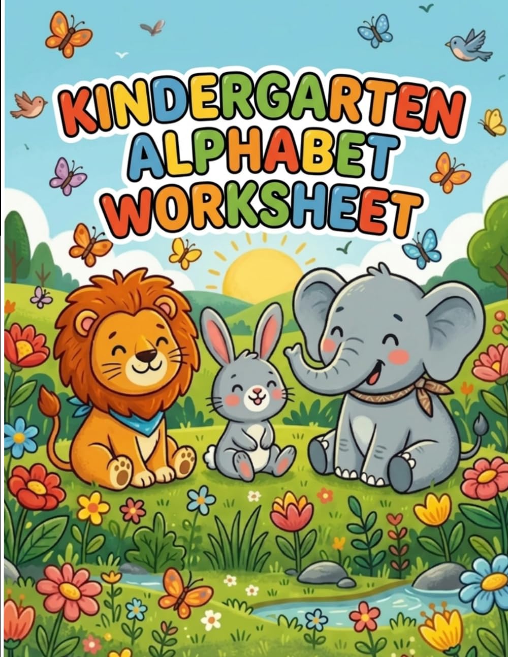 Kindergarten Alphabet Worksheet: Learn the ABCs with Tracing, Colouring, Letter Recognition, and Early Learning Games