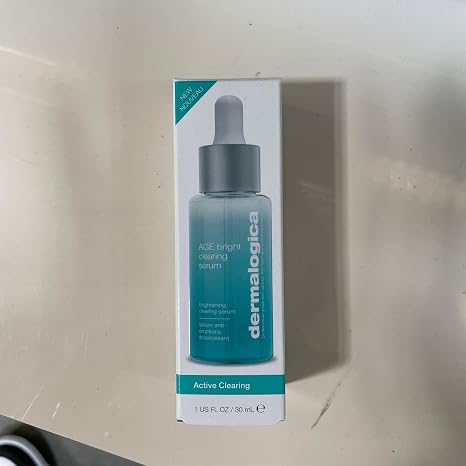 Dermalogica Age Bright Clearing Serum (1 Fl Oz) Anti-Aging Face Serum with Salicylic Acid - Promotes Smoother, Clearer, Brighter, and More Even Skin