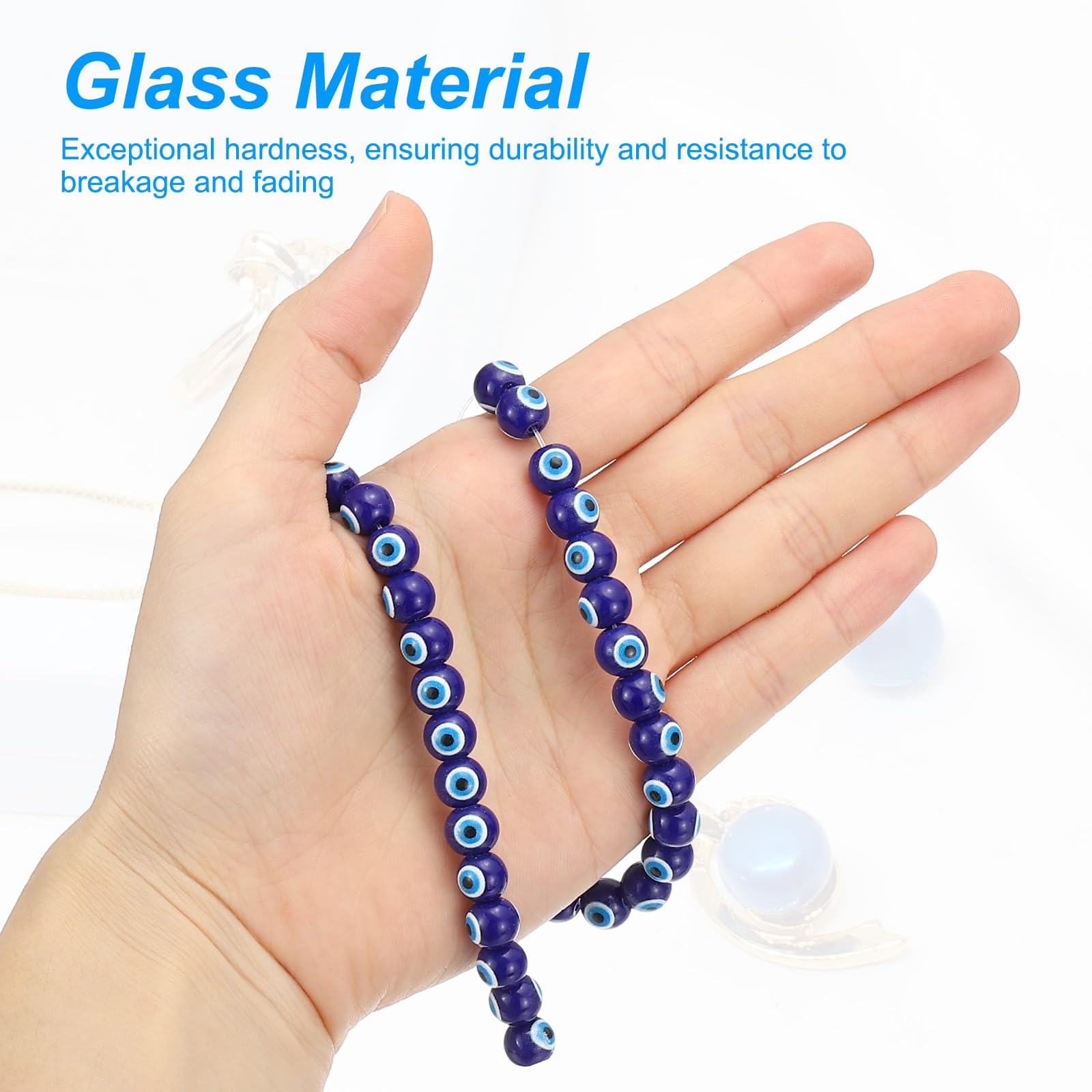 PATIKIL 8mm Evil Eye Beads - Image 3
