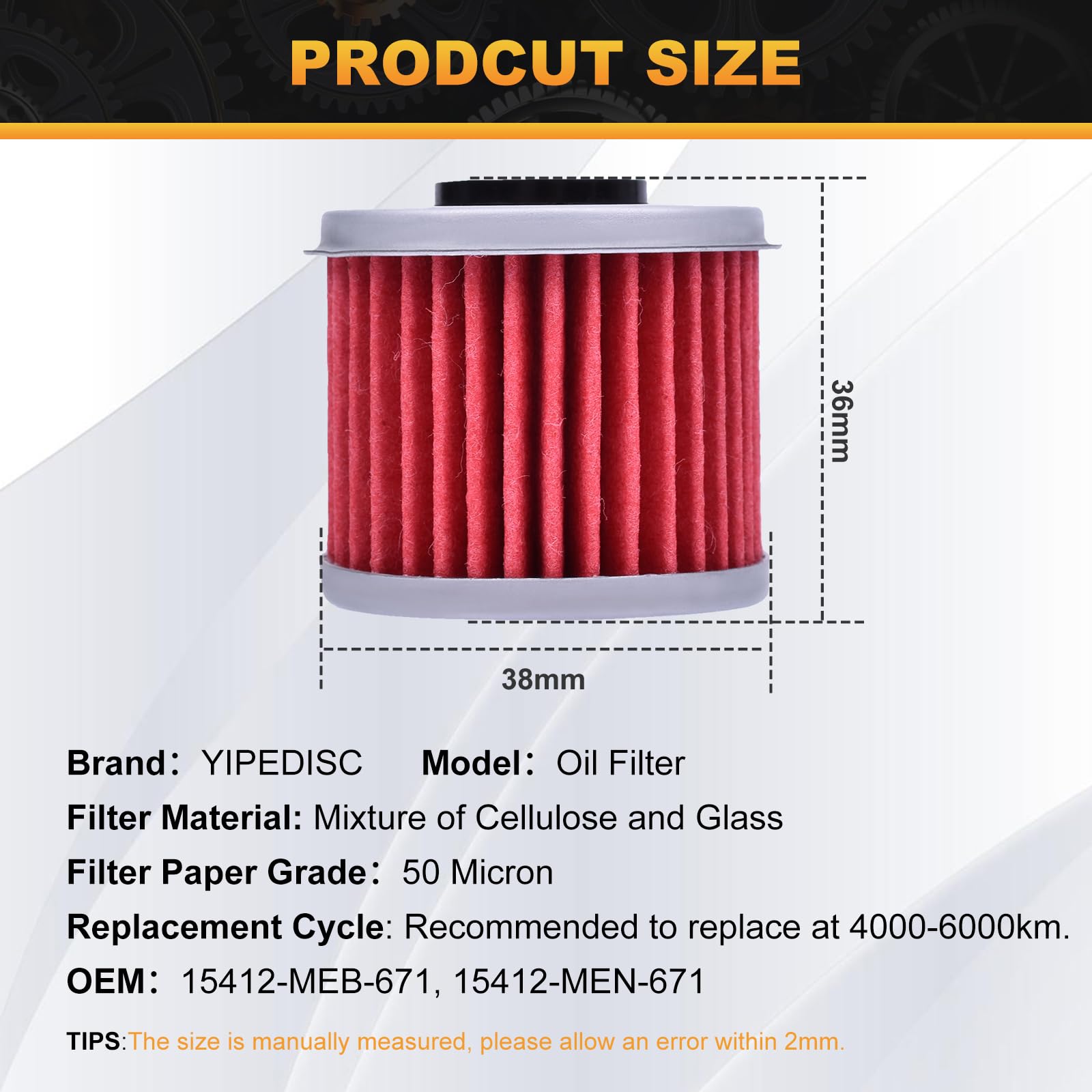 Aazon.co: FOR HONDA CRF150R CRF150Rb 2007 2008 2009 2010 2011-2020 Oil Filter