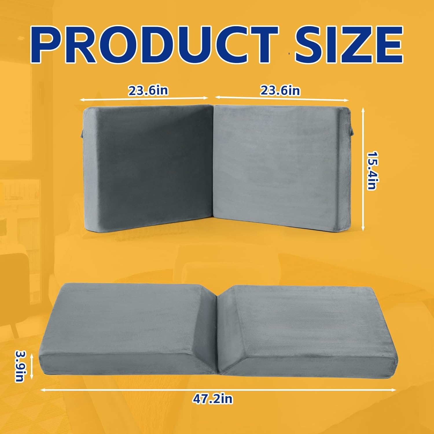 royalay corner pillow for bed, foldable upholstered wedge headboards, anti-collision pillow wall panels headboard with removable cover